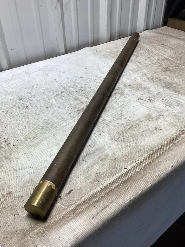 C360 Machined Brass; Lathe Stock Bar; 45″ X 1 7/8″ Round Brass Bar