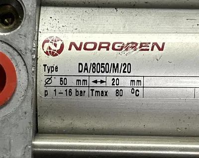 New | in-Stock NORGREN DA/8050/M/20 Parts (Hydraulics and Pneumatics) Ohio US | Surplus Asset Holdings #1241341