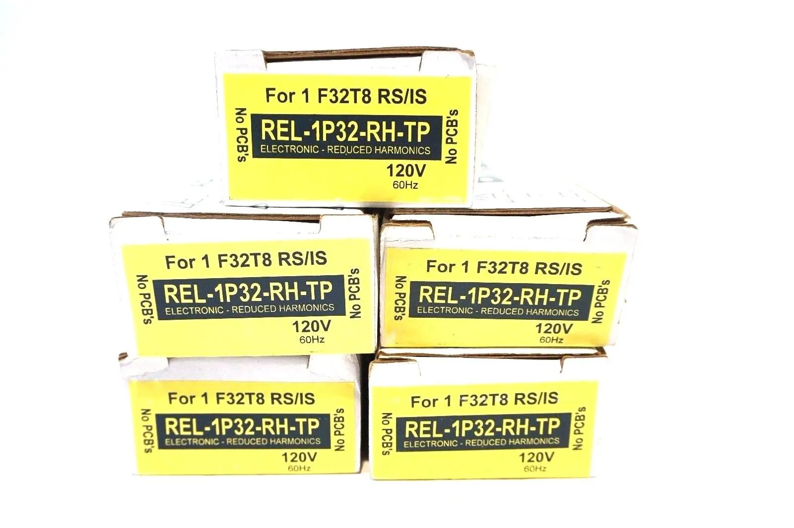 5 NEW ADVANCE BALLAST REL-1P32-RH-TP BALLASTS REL1P32RHTP