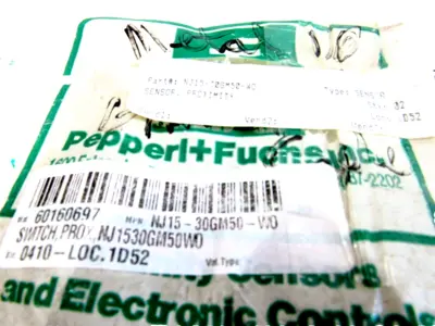 NEW PEPPERL+FUCHS NJ15-30GM50-WO PROXIMITY SWITCH NJ1530GM50WO