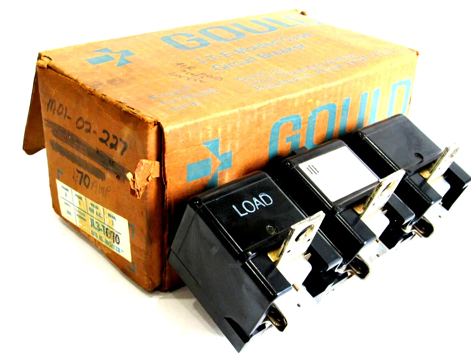NEW GOULD I-T-E JL3-TD70 CIRCUIT BREAKER TRIP UNIT 3POLE JL3TD70