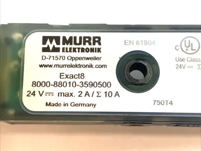 Used Murr Elektronik 3-Pole Terminal Block 8xM8 Terminal Blocks Michigan US | Maverick Industrial Sales #1401887