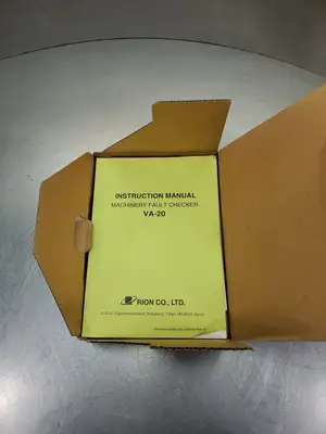 RION CO. LTD VA-20 Machinery Fault Checker. 5D-21