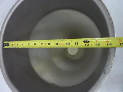 USED METAL FABRICATOR HOPPER477
