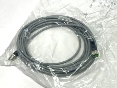 New | in-Stock Murrelektronik Double Ended Connector Cable M12 M/F 5-Pin 5m Cable & Wire Michigan US | Maverick Industrial Sales #1461083