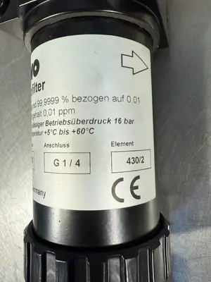 Ewo Micro filter 430/2 430.2102 G1/4 plus (2.2.4)