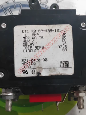 USED CARLINGSWITCH CTI-XO-02-439-121-C
