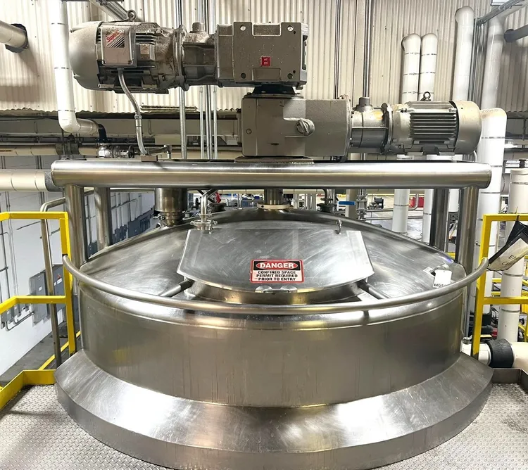 2015 FELDMEIER 4000 Gallon Jacketed Mix Kettle with Scrape TANKS / KETTLES | EcReCon Inc