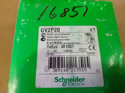 NEW SCHNEIDER ELECTRIC GV2P20