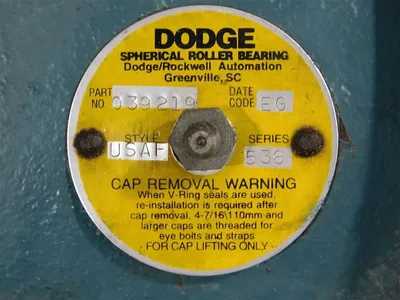 Dodge 039219 538 Split Case Pillow Block Bearing Housing 5-15/16" -6" Bore Used