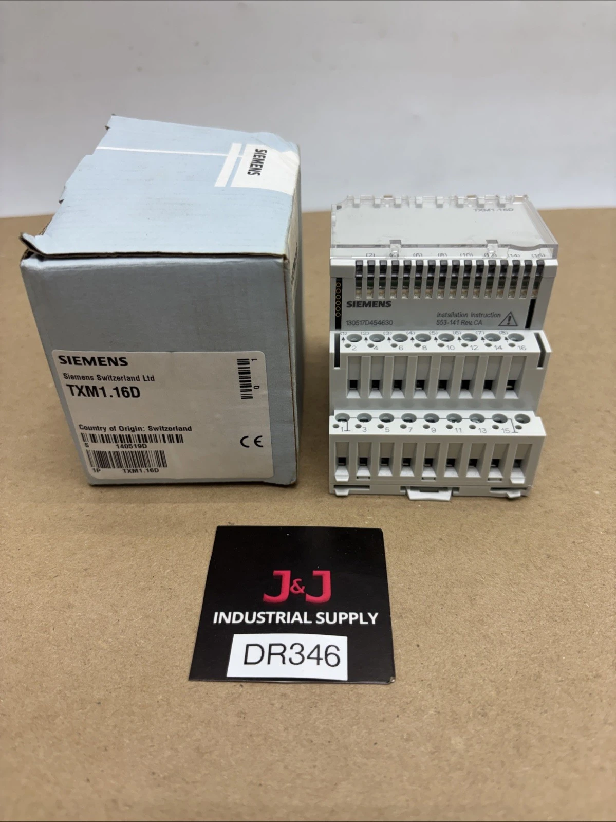 New | in-Stock Siemens TXM1.16D PLC Input & Output Indiana US | J&J Industrial Supply #879817