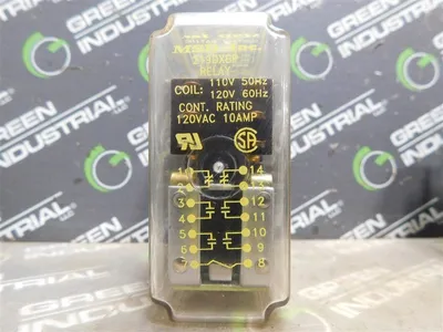 Lot of 10 MSD Inc. 29DXBP Relays 120V/60Hz 110V/50Hz 120VAC 10A Cont. Used