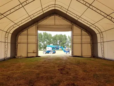 NEW 30X60X20 DOUBLE TRUSS STORAGE BUILDING