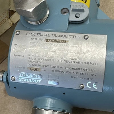 New | in-Stock Foxboro Eckhardt 142AP-ACN2N1FDZF-A Test Equipment - Other Indiana US | J&J Industrial Supply #1252318