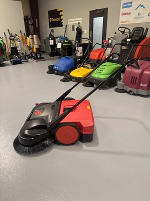 Haaga-497 38″ Walk Behind Push Sweeper NEW