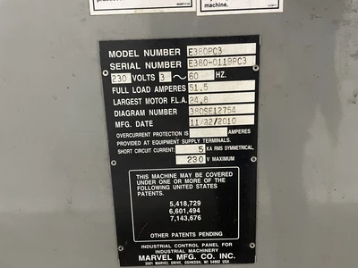 USED MARVEL MANUFACTURING E380A PC3