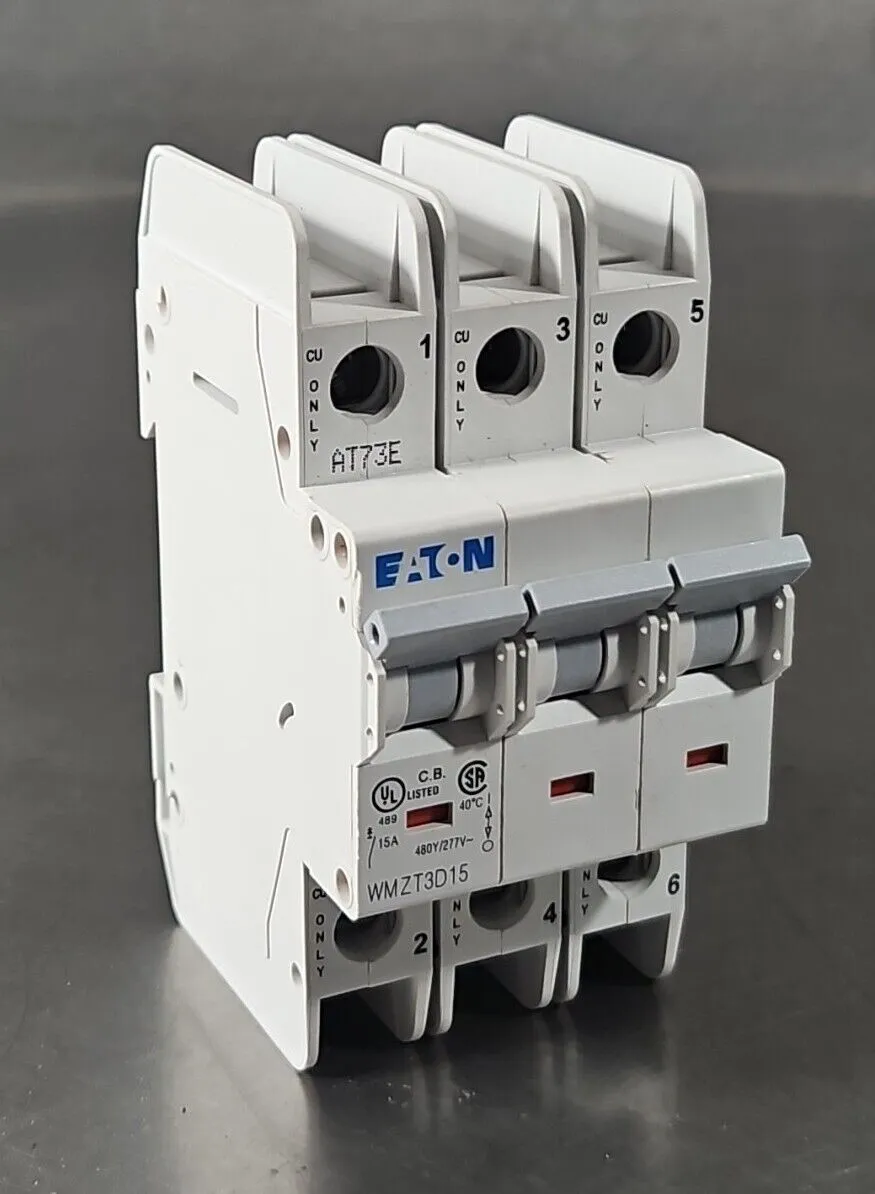 EATON WMZT3D15 Circuit Breaker. Loc 4D19*