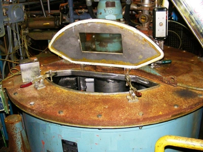 ATM/De Laval Mark III 48 x 30 perforate basket centrifuge, 316SS.
