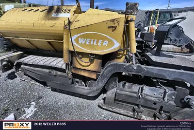 Used 2012 WEILER P385 Asphalt Pavers Louisiana US | Proxy Equipment #1378213