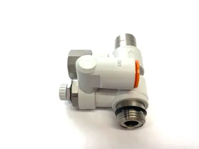 USED SMC PILOT CHECK SPEED CONTROL VALVE, RESIDUAL RELIEF VALVE