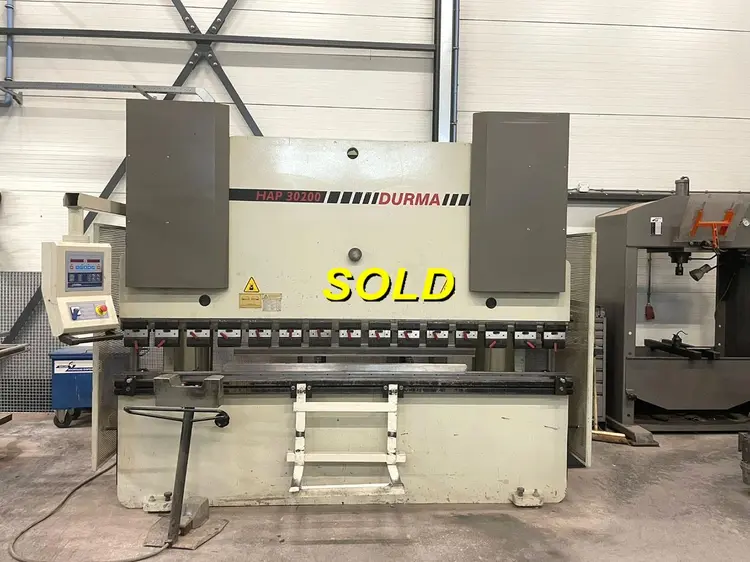 Used DURMA HAP 200 TON X 3100 MM Press Brakes | Apt International N.V #373022