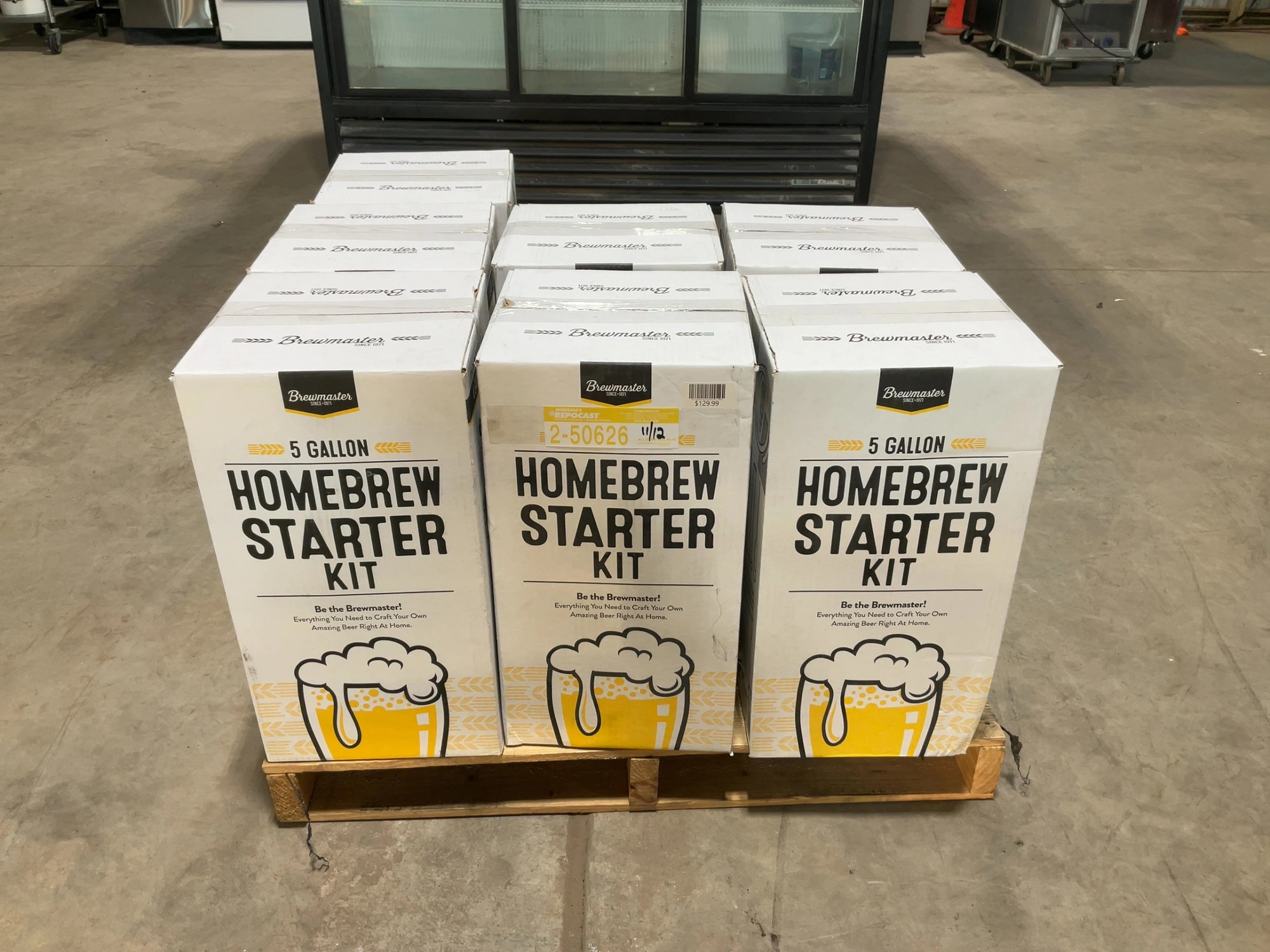 Used LOT OF (7) BREWMASTER 5 GALLON HOMEBREW STARTER KITS Brewing Equipment Michigan US | Miedema Asset Management Group #1580078