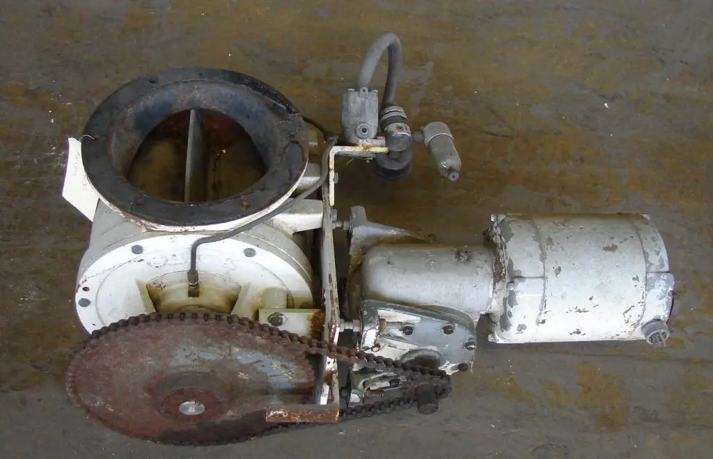 SPC4130  Valve 8" dia. Stainless Steel Shick rotary airlock feeder