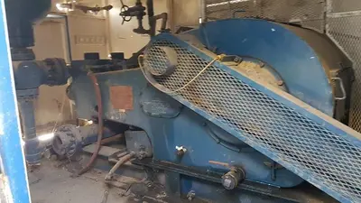 USED EMSCO F-500 TRIPLEX MUD PUMP