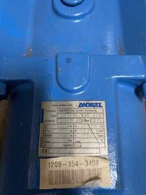 NEW Andritz SD 125-315 Z/A