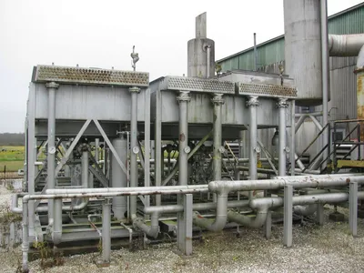 Used Cooper Bessemer GMVH10 Qty 2 Lubricated Reciprocating Air Compressors Oklahoma US | Borderless Services #1378271