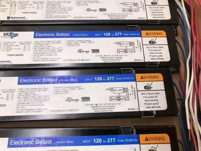 Triad ULTim B232IUNVHEH-A 2 Lamp Instant Start T8 Ballast 120-277V NIB of 10