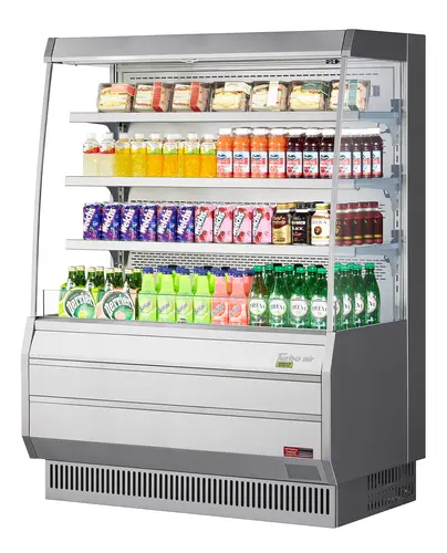 Turbo Air TOM-50MS-N 50 7/8" Vertical Open Air Cooler w/ (4) Levels, 115v