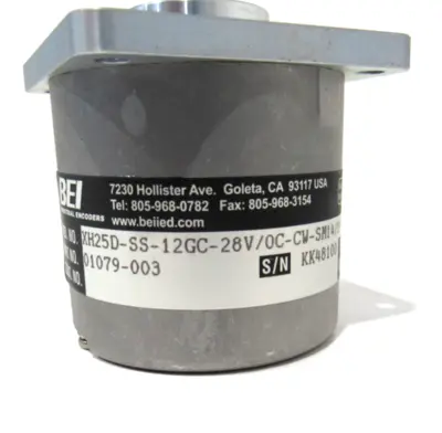 NEW BEI 01079-003 ROTARY ENCODER XH25D-SS-12GC-28V/0C-CW-SM14/19 01079003