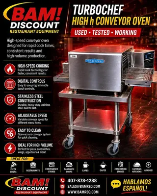 Used TURBOCHEF HCS1618 Conveyor Ovens Florida US | BAM Discount Restaurant Equipment #1134736