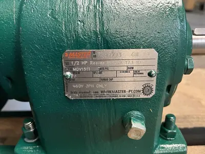 New | in-Stock MASTER POWER TRANSMISSION 1760RPM Gearmotors | Surplus Asset Holdings #1227467