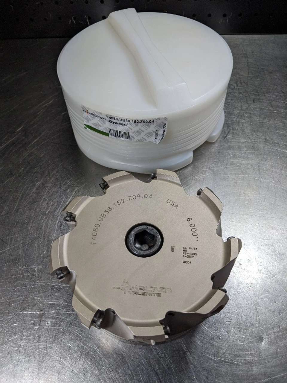 Walter 6" Indexable Facemill 1.5" Arbor F4080.UB38.152.Z09.04 (LOC2609)