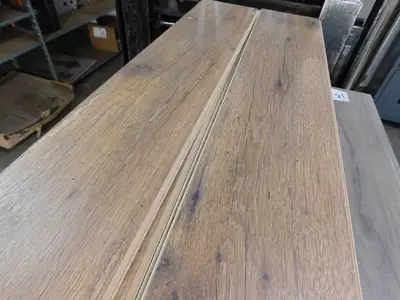 6" x 48" Click Plank Brown Laminate Water Resistant Flooring (232 sq.ft)