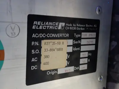 USED RELIANCE ELECTRIC MAXITRON S6R