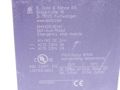 Used DOLD _UNKNOWN_ Industrial Controls | OCO Industrial #1735528