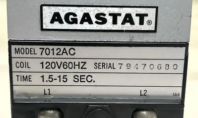 Used AGASTAT 7012AC Miscellaneous Equipment (Electrical & Power) | Surplus Asset Holdings #1200281
