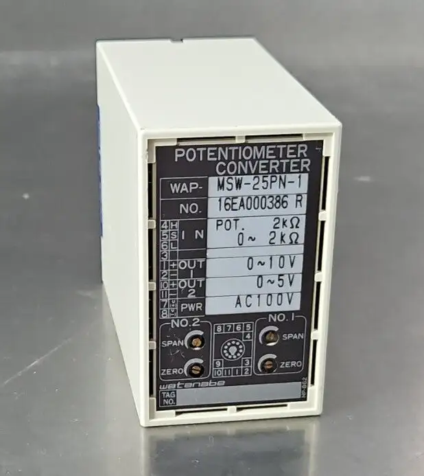Used Watanabe MSW-25PN-1 Watanabe MSW-25PN-1 PLC Processors | Palmetto Automation #1148676