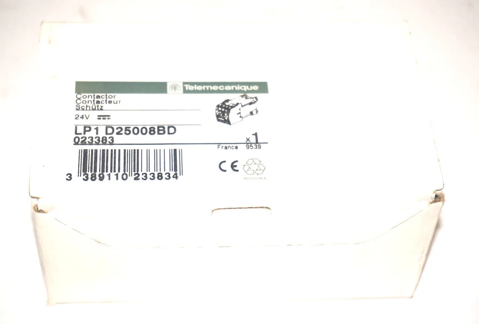 NEW TELEMECANIQUE LP1-D25008BD CONTACTOR LP1D25008BD
