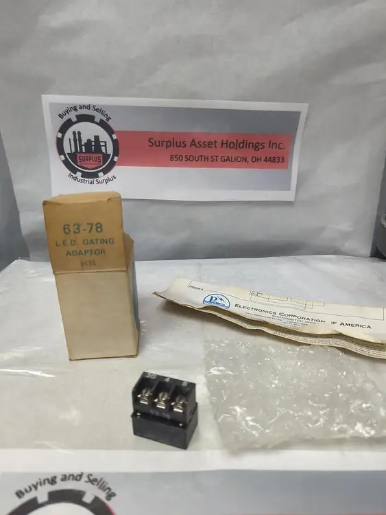 New | in-Stock ECA 63-78 Connector Accessories Ohio US | Surplus Asset Holdings #1247924