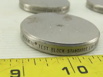 Wilson Rockwell 96 Standard Test Block HRB Lot of 4