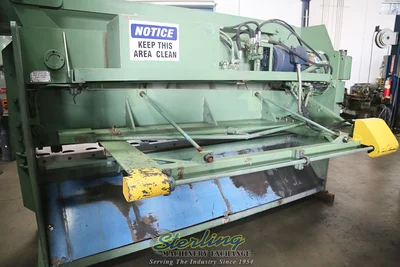 Used HTC 250-10A Power Squaring Shears (Inch) California US | Sterling Machinery Exchange #1466105