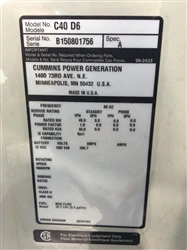 Used CUMMINS _UNKNOWN_ Generators Connecticut US | DMC Industries #1281928