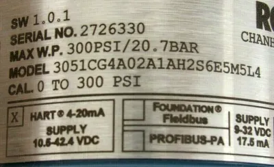 NEW ROSEMOUNT 3051CG4A02A1AH2S6E5M5L4 PRESSURE TRANSMITTER