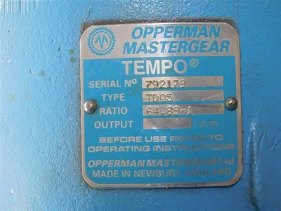 Carolina Conveying Inc. 8" RVS Rotary Feeder with Opperman Mastergear TDQ5 New