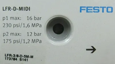 NEW FESTO LFR-3/8-D-5M-M FILTER REGULATOR LFR38D5MM 173784