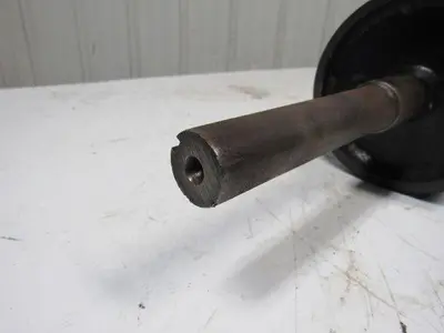 Rubber Coated Steel Conveyor Pulley Roller 6-3/4"x13-3/4"L